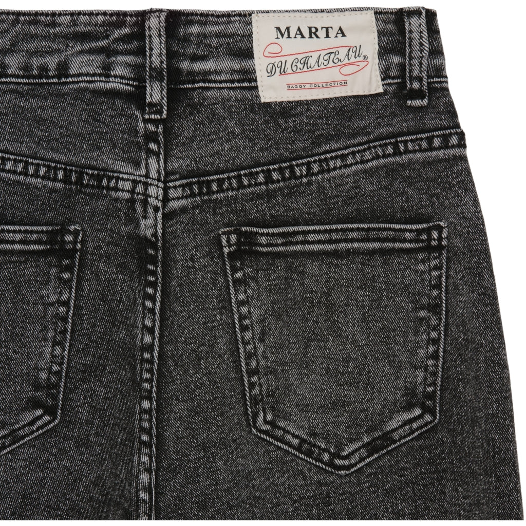 MARTA DU CHATEAU Marta du Chateau dame bukser MdcEmelda Mdc185-26187-1 Jeans Dark Blue Denim