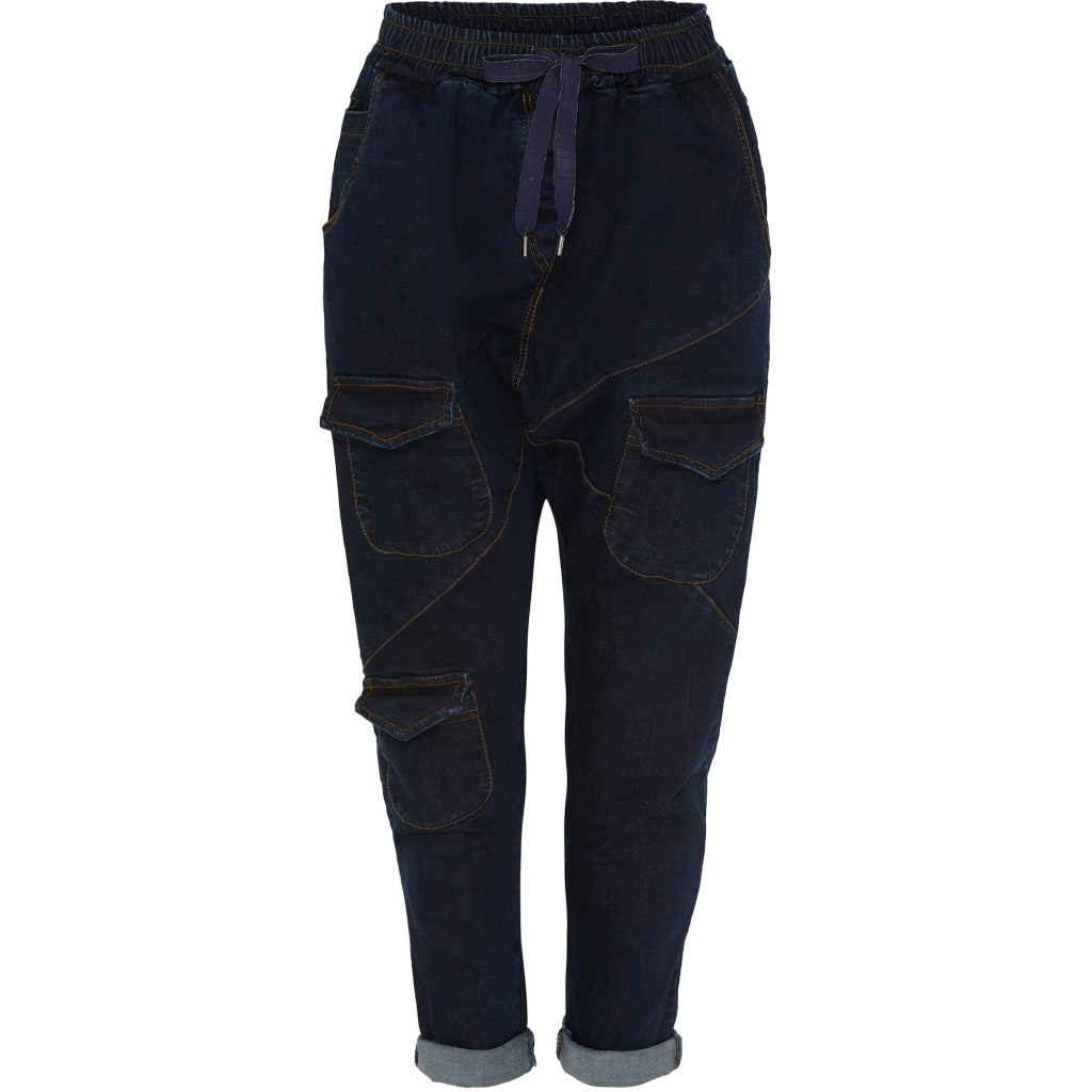 MARTA DU CHATEAU Marta du Chateau dame bukser MdcLucia 68551 Jeans Dark Blue