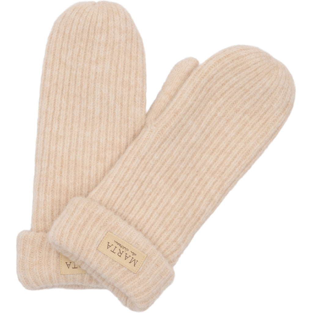 MARTA DU CHATEAU Marta du Chateau dame handsker Mitten 26208 Gloves Off White