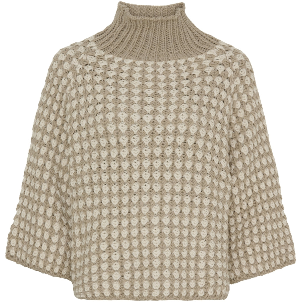 MARTA DU CHATEAU Marta du Chateau dame strik MdcClementine 23824 Knit Beige/Calce