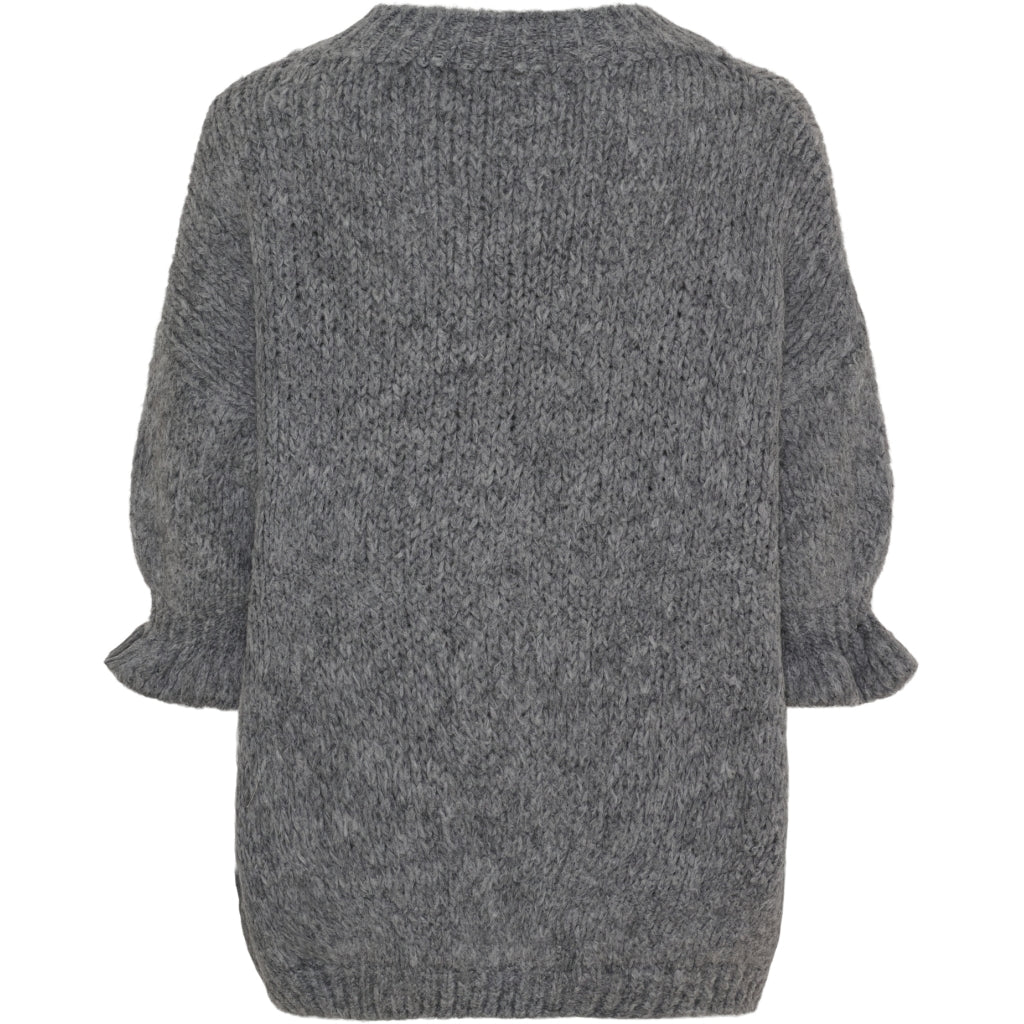 MARTA DU CHATEAU Marta du Chateau dame strik MdcOdette 9162 Knit Medium grey