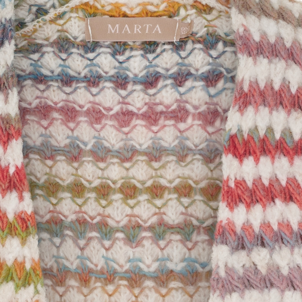 MARTA DU CHATEAU Marta du Chateau dame strik cardigan MdcLysandra 25664 Knit Cardigan Cream112126