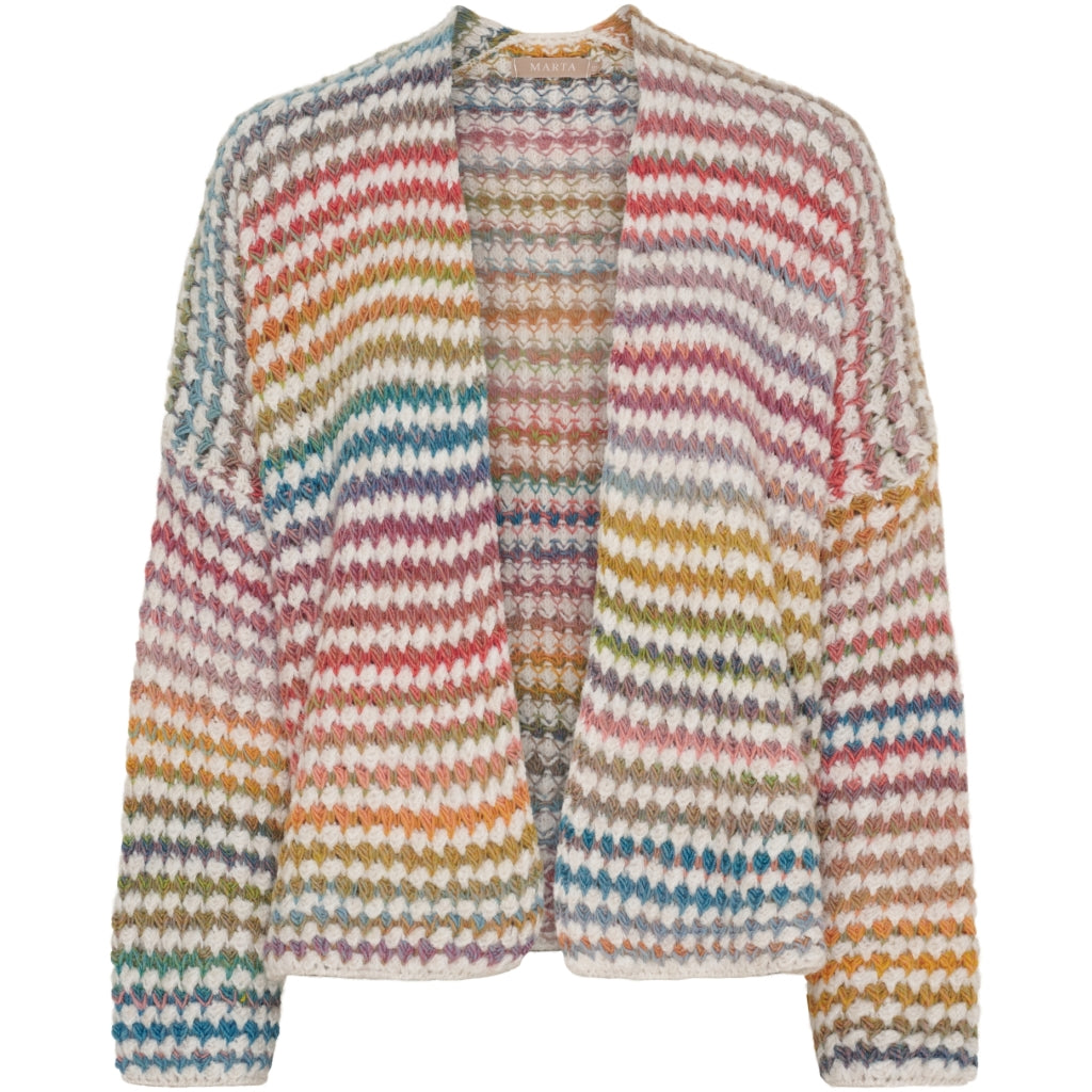 MARTA DU CHATEAU Marta du Chateau dame strik cardigan MdcLysandra 25664 Knit Cardigan Cream112126