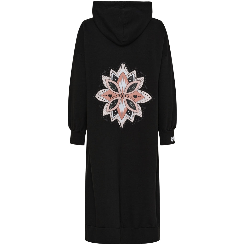 MARTA DU CHATEAU Marta du Chateau dame sweat kjole MdcNoor 6537 Dress Black