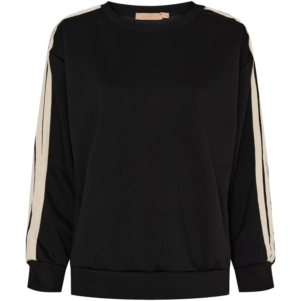 MARTA DU CHATEAU Marta du Chateau dame sweatshirt MdcMonique 69406 Sweatshirt Black