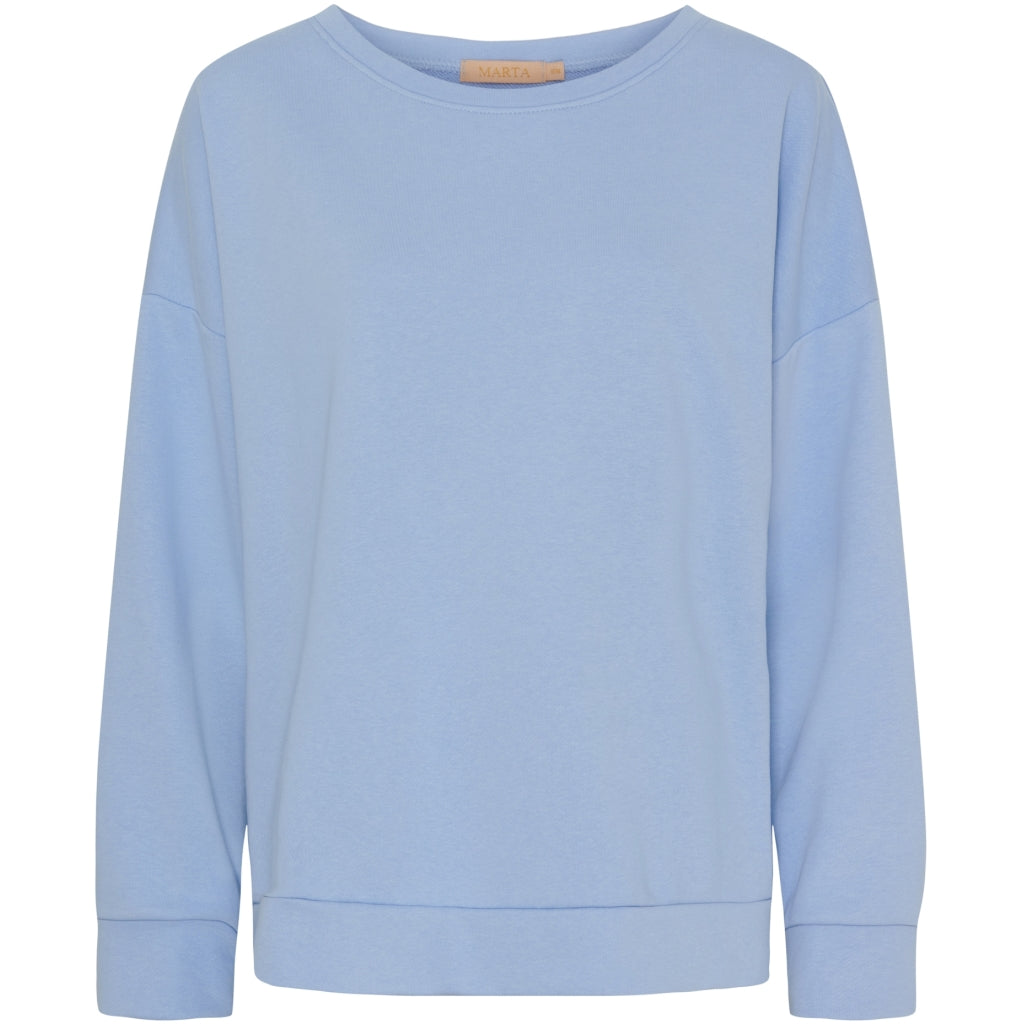 MARTA DU CHATEAU Marta du Chateau dame sweatshirt MdcNathalie 69371 Sweatshirt Cielo