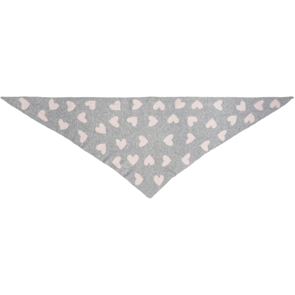 MARTA DU CHATEAU Marta du Chateau dame tørklæde MdcToppy BA-2868 Scarf Grey/Pink