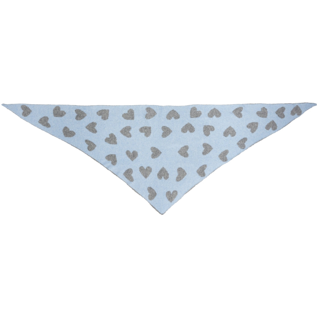 MARTA DU CHATEAU Marta du Chateau dame tørklæde MdcToppy BA-2868 Scarf Light blue