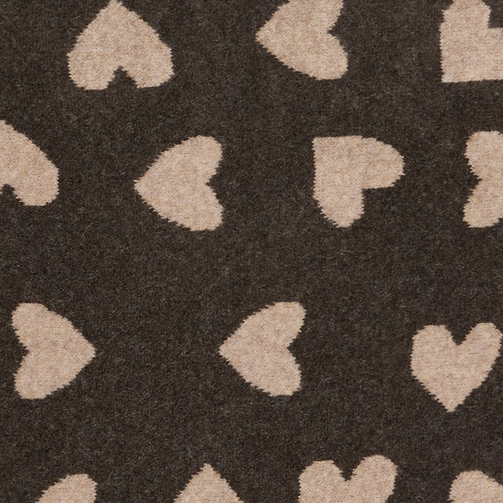 MARTA DU CHATEAU Marta du Chateau dame tørklæde MdcToppy BA-2868 Scarf Taupe/Coffee