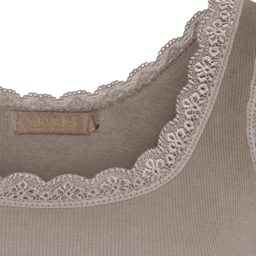 MARTA DU CHATEAU Marta du Chateau dam top MdcAngeline 2499 Top Fango