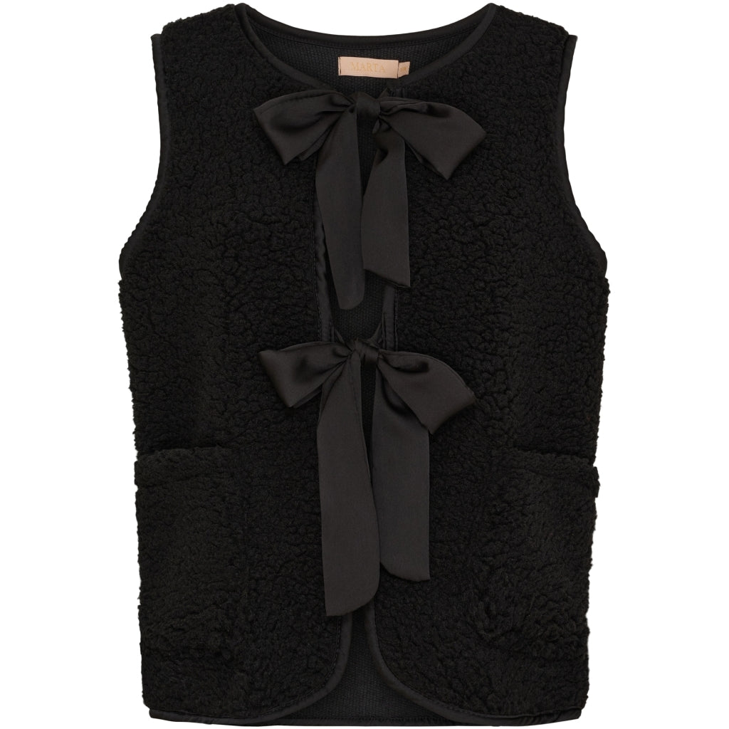 MARTA DU CHATEAU Marta du Chateau dame vest MdcGudrun 24583 Vest Black