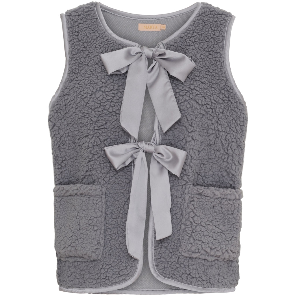 MARTA DU CHATEAU Marta du Chateau dame vest MdcGudrun 24583 Vest Dark Grey