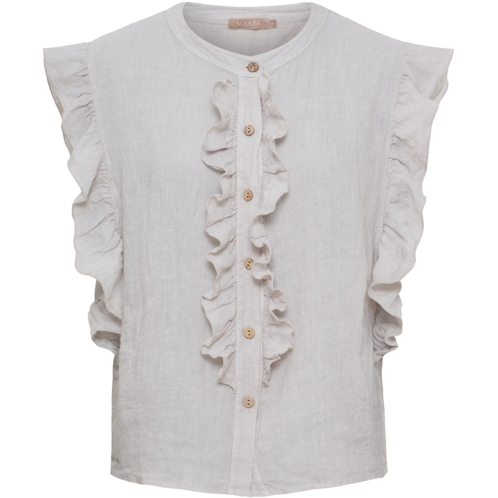 MARTA DU CHATEAU Marta du Chateau damtopp MdcKarima 268433 Top Sabbia