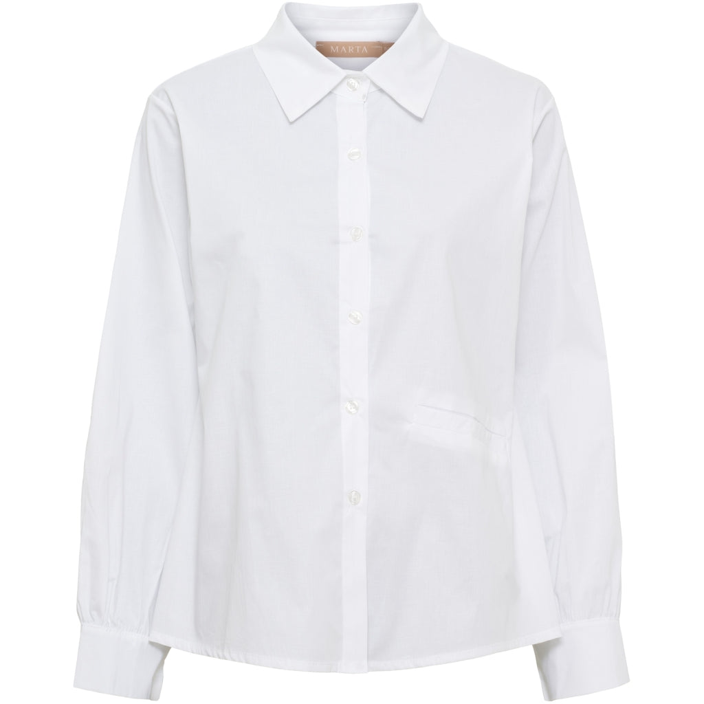 MARTA DU CHATEAU Marta du Chatrau Dam Skjorta MdcVaila 8926 Shirt White