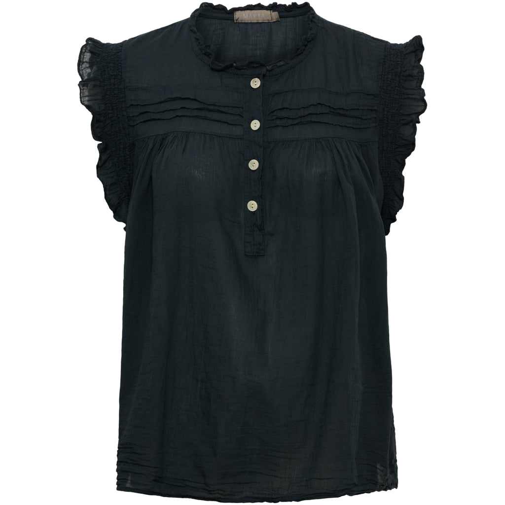 MARTA DU CHATEAU Marta du chateau Dam Blus MDCFAUNA 84380 Blouse Black