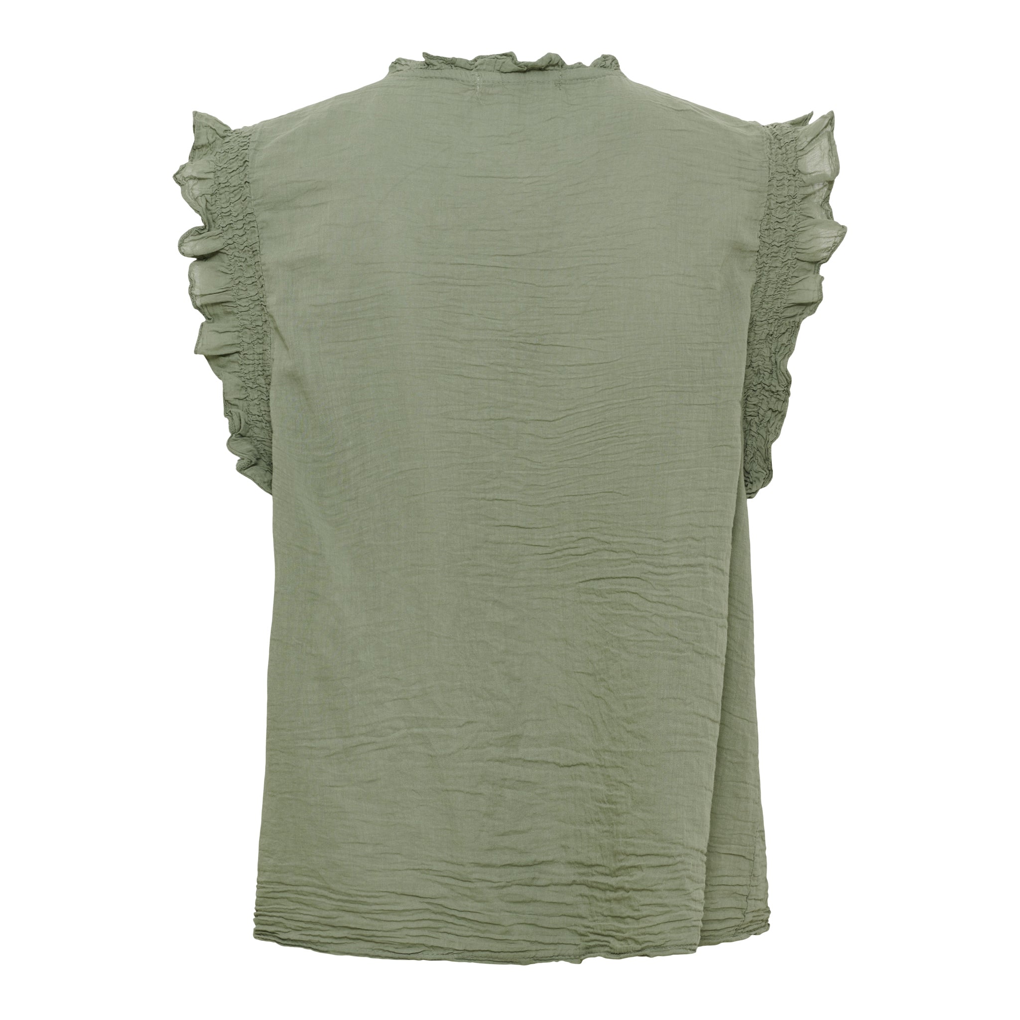 MARTA DU CHATEAU Marta du chateau Dam Blus MDCFAUNA 84380 Blouse Kaki
