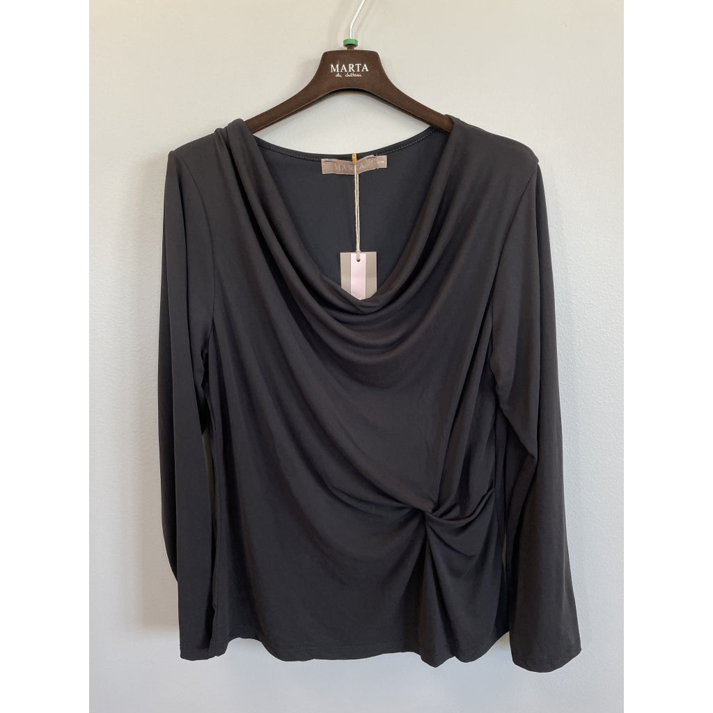 MARTA DU CHATEAU Marta du chateau Dam Blus MdcSoletta 7988 Blouse Black