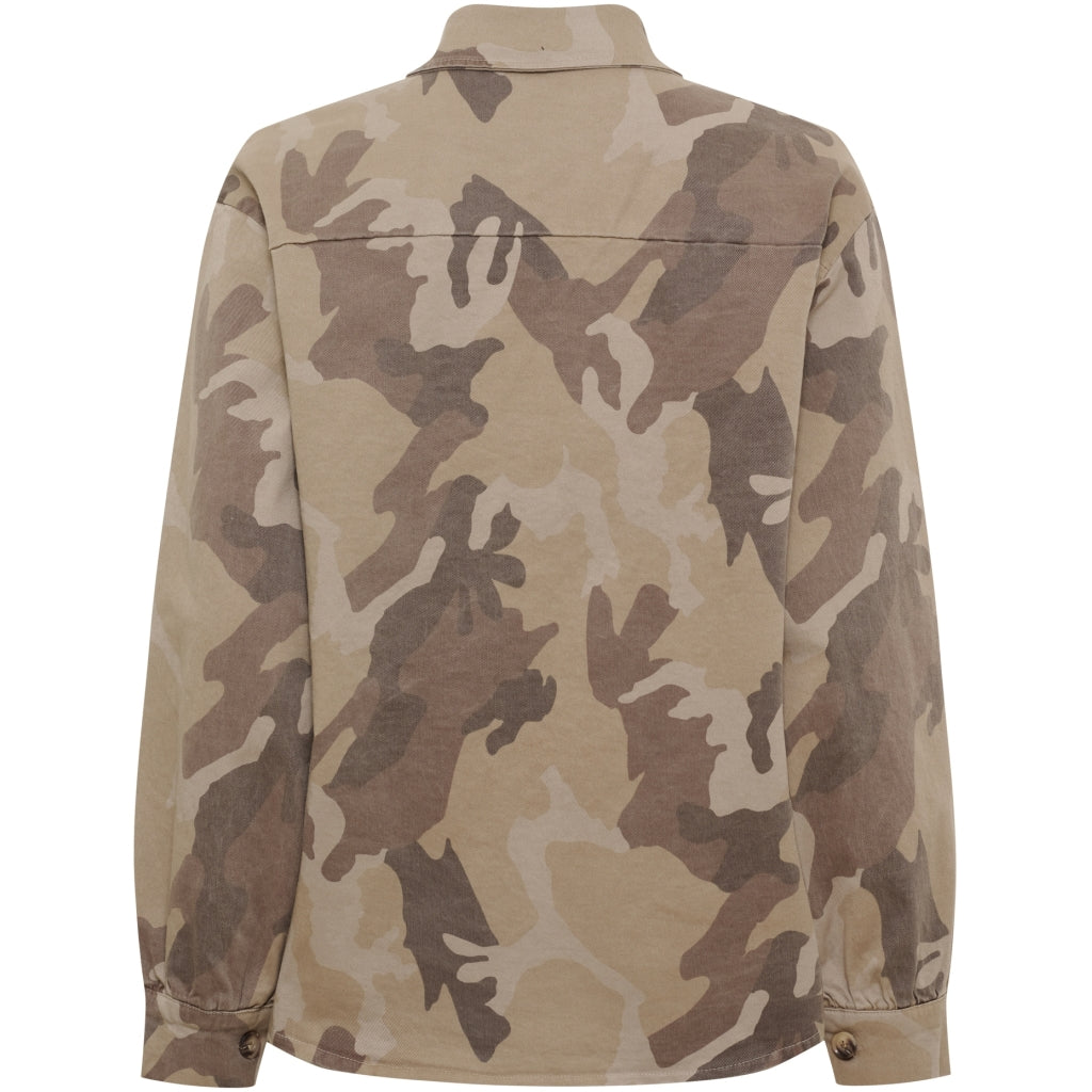 MARTA DU CHATEAU Marta du chateau Dam Jacka MdcMoonstone 68831 Jacket Beige camo