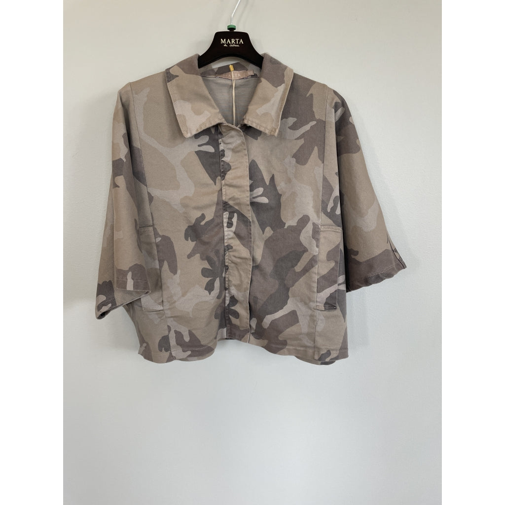 MARTA DU CHATEAU Marta du chateau Dam Jacka MdcQuartz 68815M Jacket Beige camo