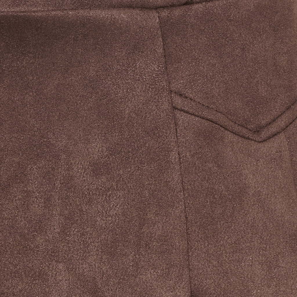 MARTA DU CHATEAU Marta du chateau Dam Kjol MdcNandina 57123Suede Skirt Moro