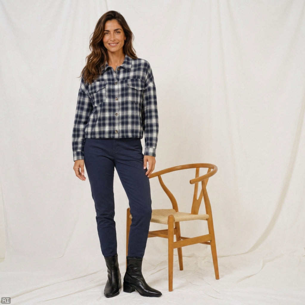 MARTA DU CHATEAU Marta du chateau Dam Skjorta MdcMarbella 268629 Shirt Blue