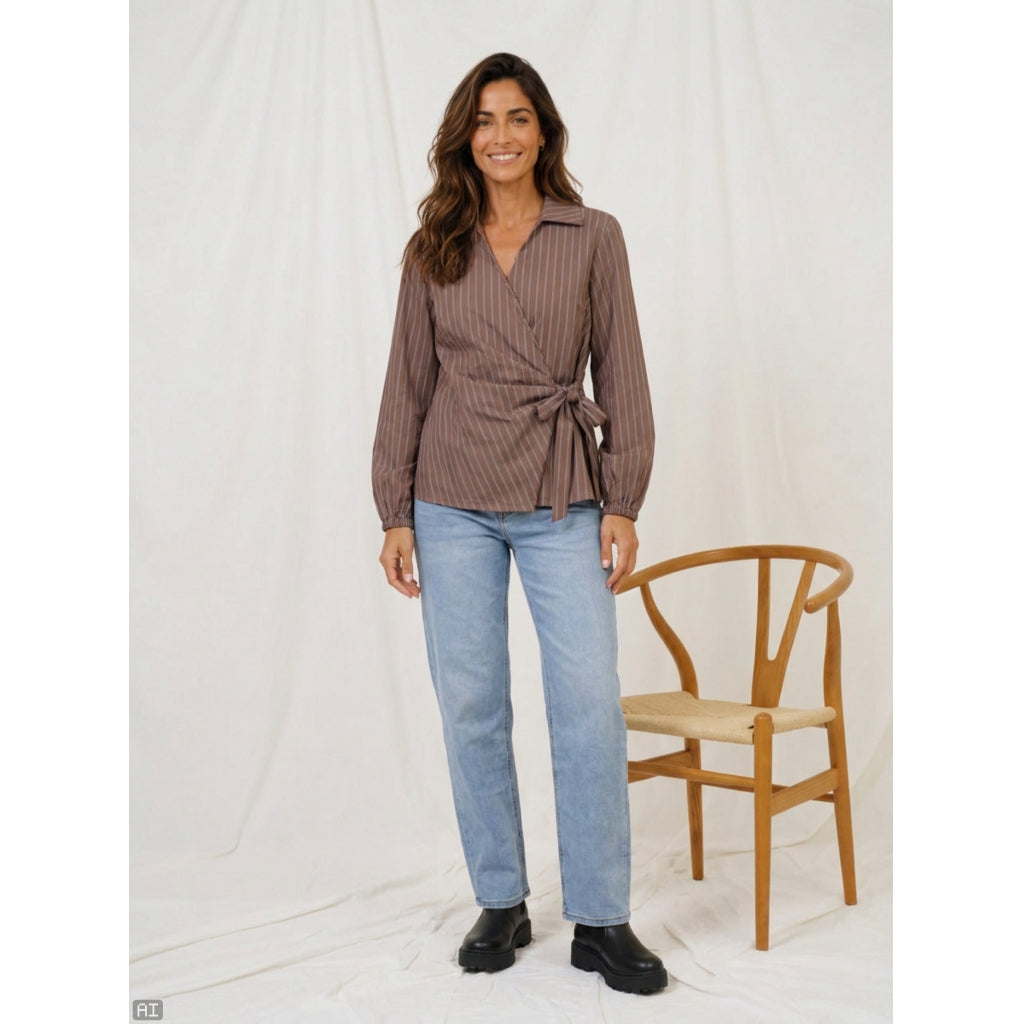 MARTA DU CHATEAU Marta du chateau Dam Skjorta MdcNevada 268992 Shirt Moro