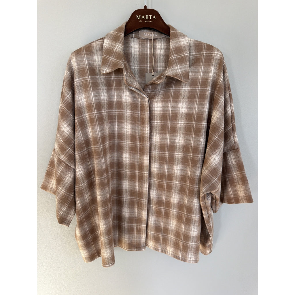 MARTA DU CHATEAU Marta du chateau Dam Skjorta MdcSantorini 268986 Shirt Beige