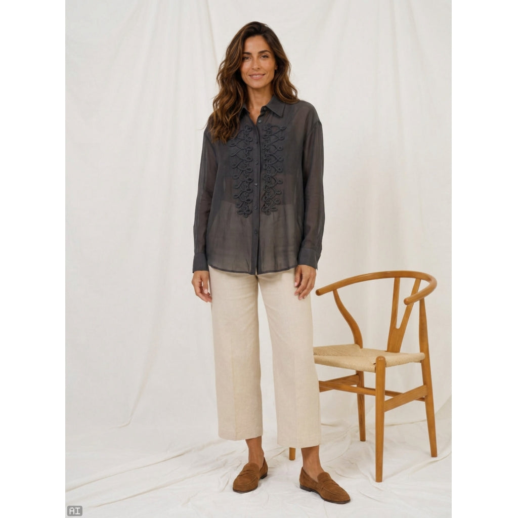 MARTA DU CHATEAU Marta du chateau Dam Skjorta MdcSecret 68974 Shirt Black