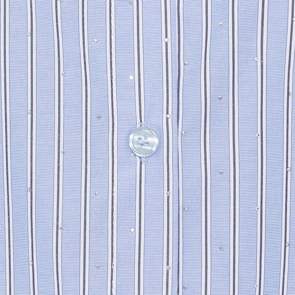 MARTA DU CHATEAU Marta du chateau Dam Skjorta MdcVeloura 8199 Shirt Blue Stripe