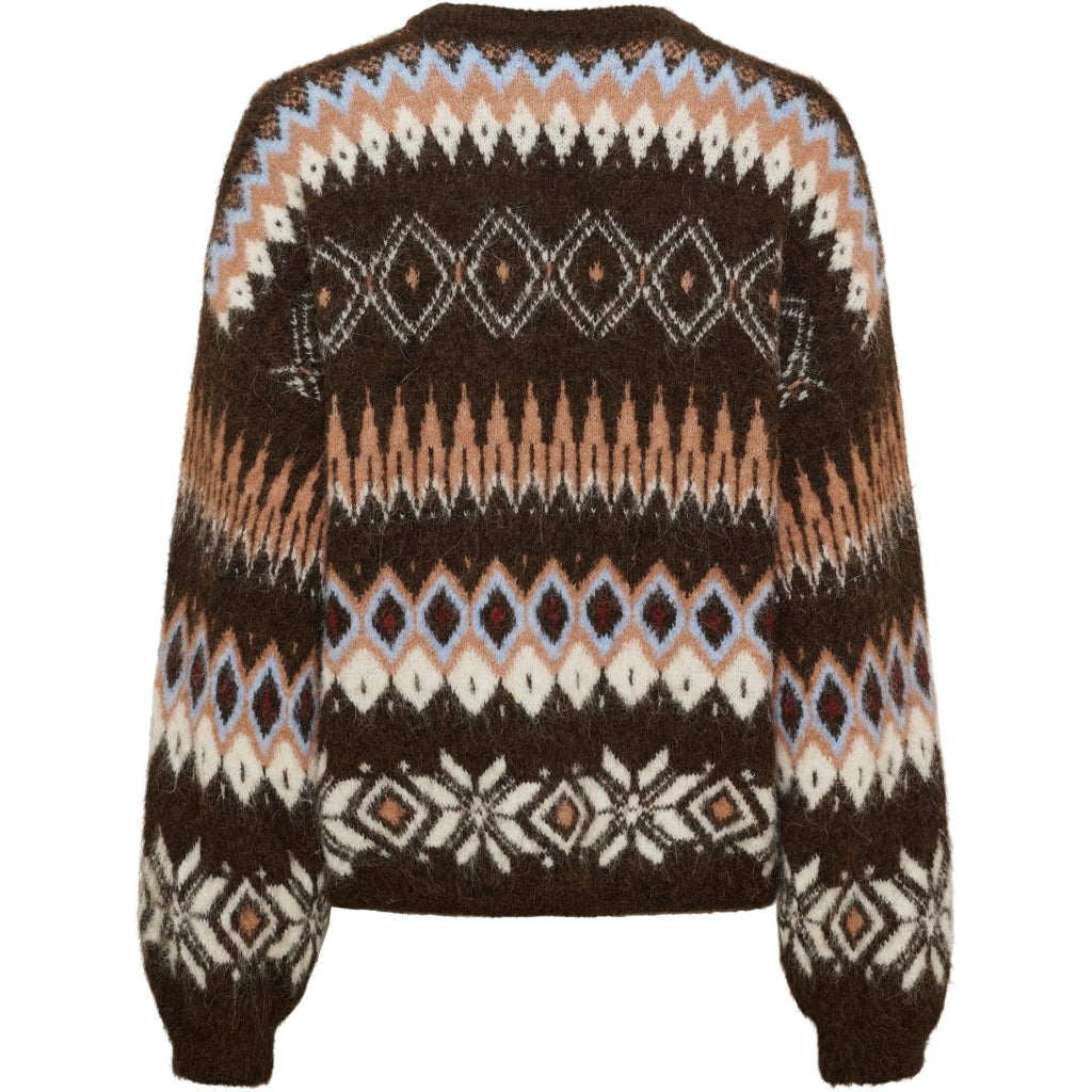 MARTA DU CHATEAU Marta du chateau Dam Stickad MdcAsteria 8177 Knit Brown