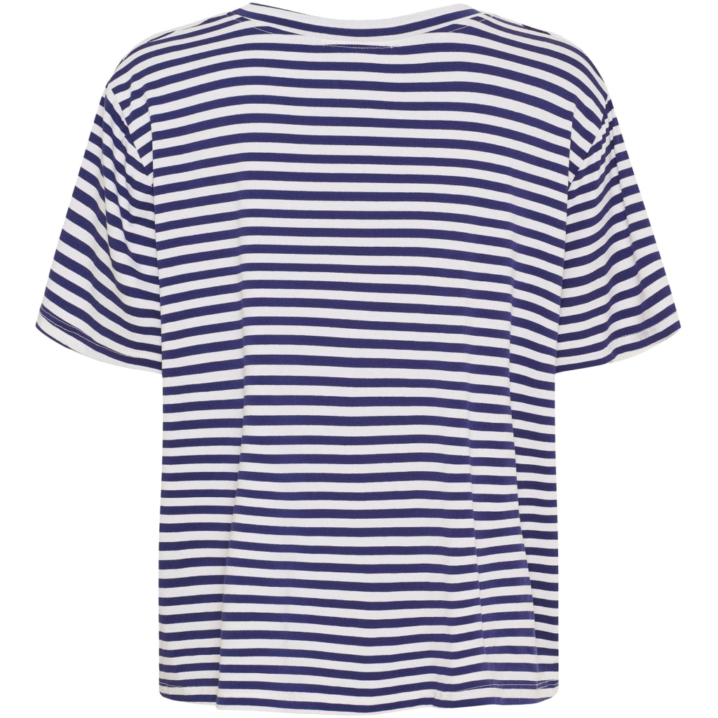 MARTA DU CHATEAU Marta du chateau dam T-shirt MdcEnrica 258036 T-shirt Blue Scuro Stripe