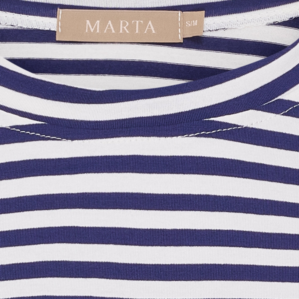 MARTA DU CHATEAU Marta du chateau dam T-shirt MdcEnrica 258036 T-shirt Blue Scuro Stripe