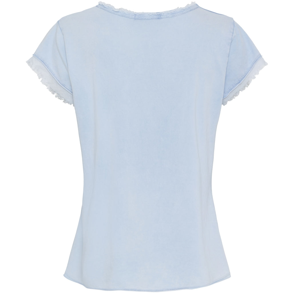 MARTA DU CHATEAU Marta du chateau dam T-shirt MdcFabiola 2503 T-shirt Celeste