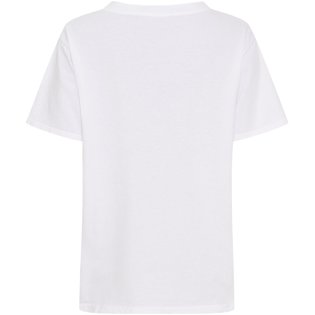 MARTA DU CHATEAU Marta du chateau dam T-shirt MdcInge -0532 T-shirt White Peach