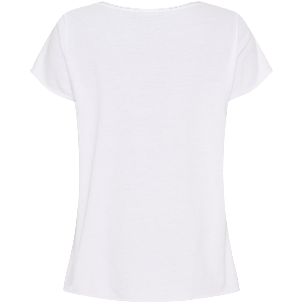 MARTA DU CHATEAU Marta du chateau dam T-shirt MdcMarie 1535 T-shirt White Love Elephant