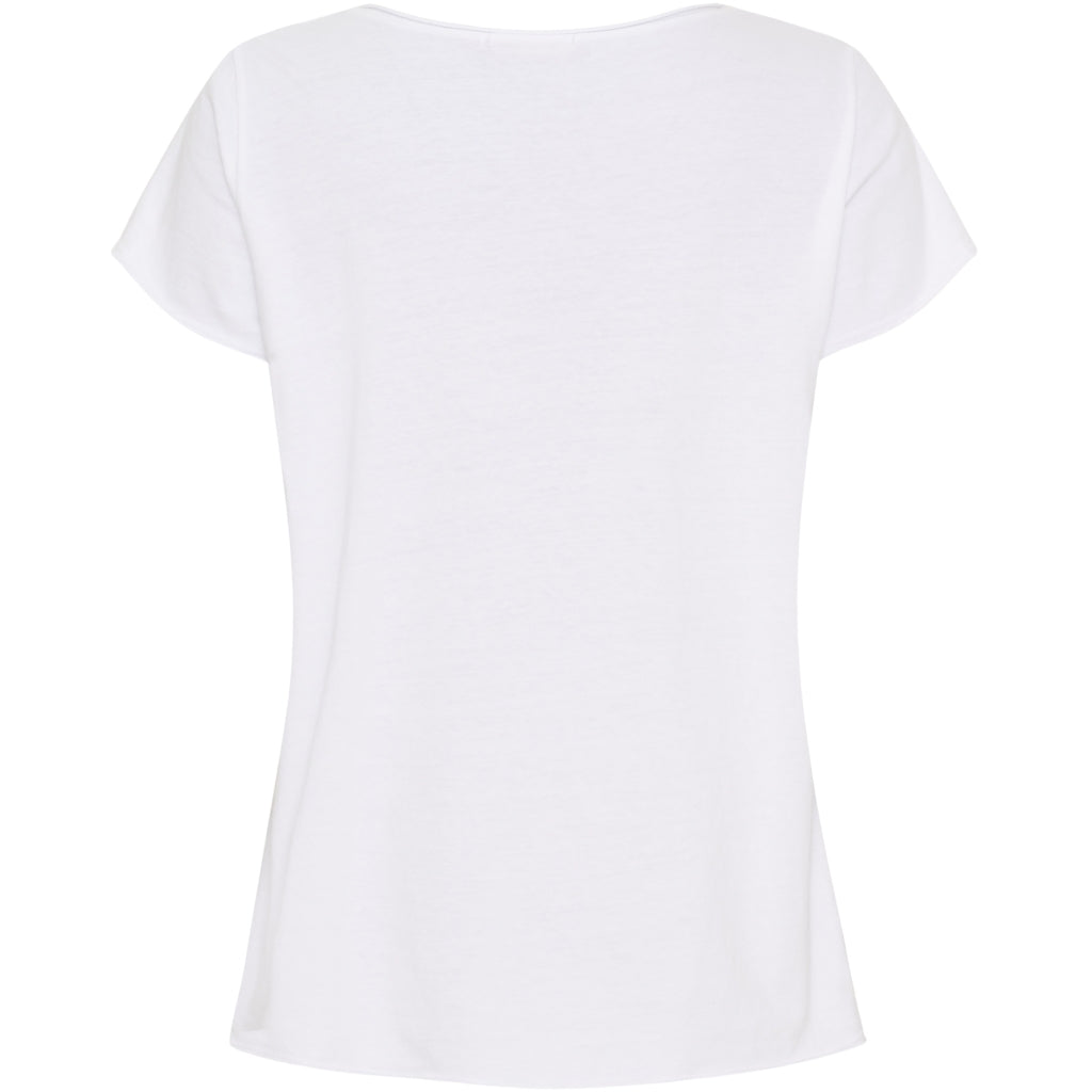 MARTA DU CHATEAU Marta du chateau dam T-shirt MdcMarie 1535 T-shirt White VW Celeste