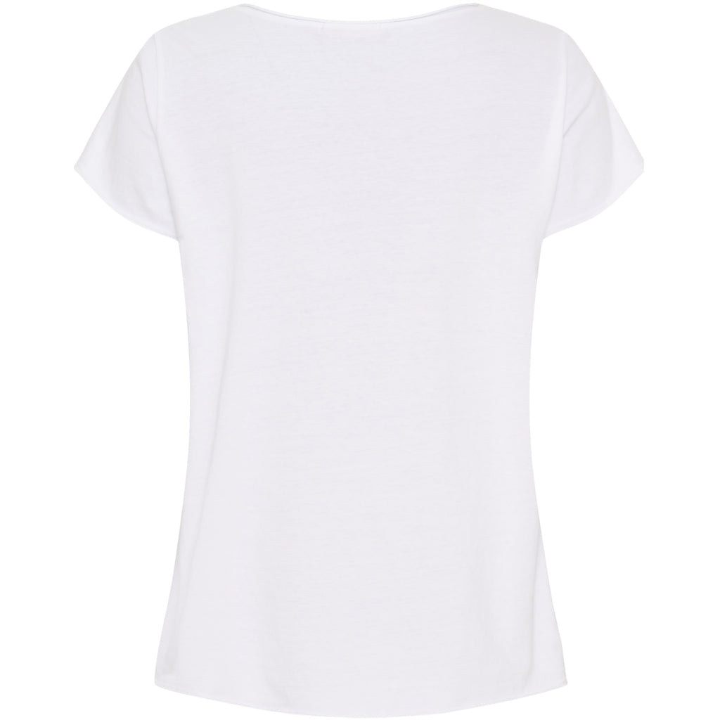MARTA DU CHATEAU Marta du chateau dam T-shirt MdcMarie 1535 T-shirt White VW Rosa Baby