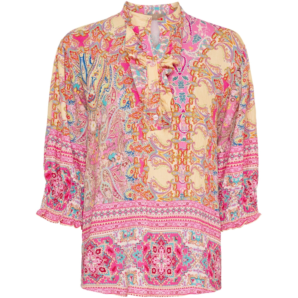 MARTA DU CHATEAU Marta du chateau dam blus MdcCharlie 6892 Shirt Fuxia3607tpf