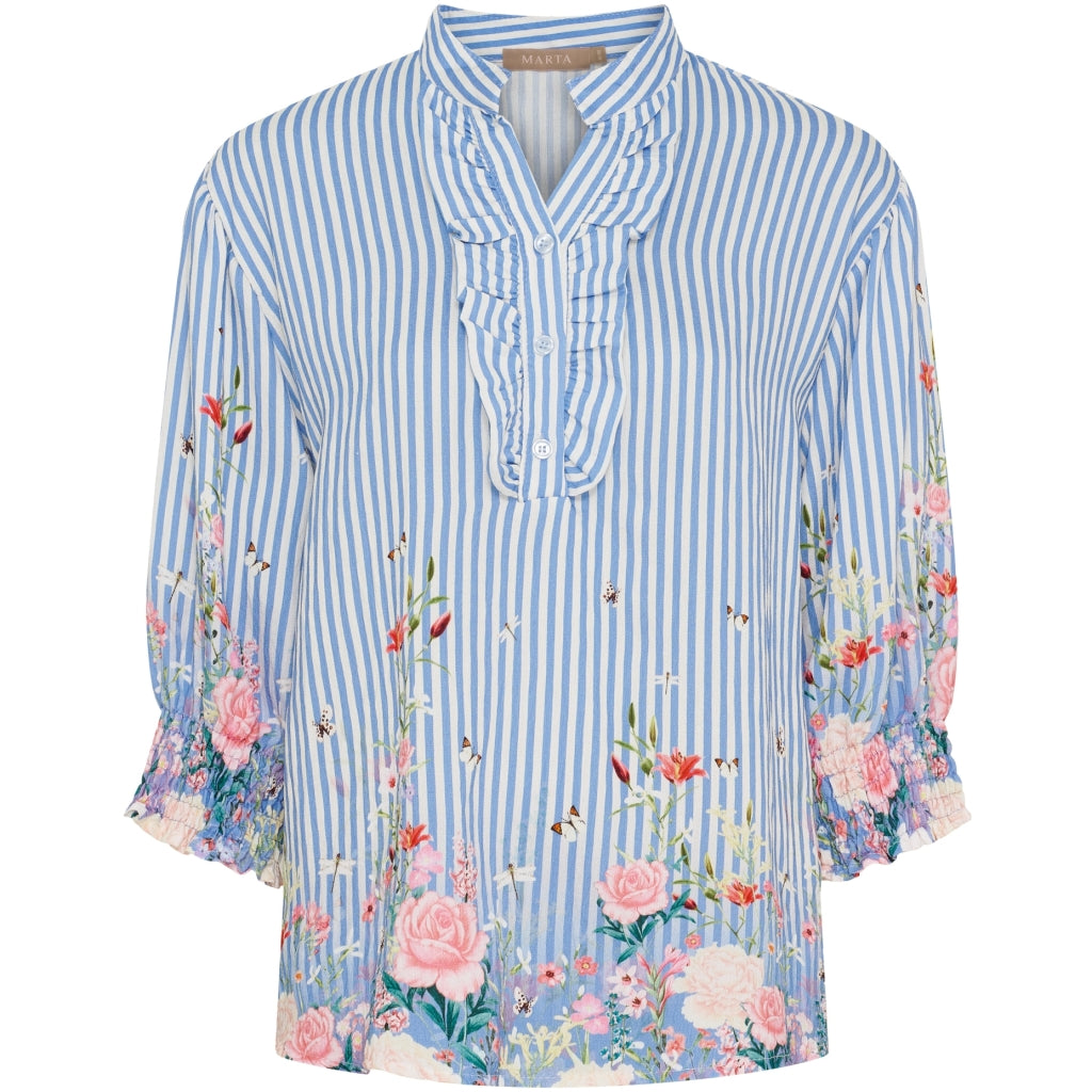 MARTA DU CHATEAU Marta du chateau dam blus MdcCharlie 6892 Shirt Jeans4837