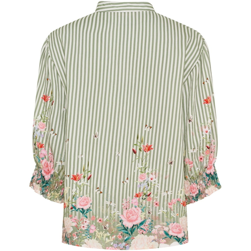 MARTA DU CHATEAU Marta du chateau dam blus MdcCharlie 6892 Shirt Kaki4837