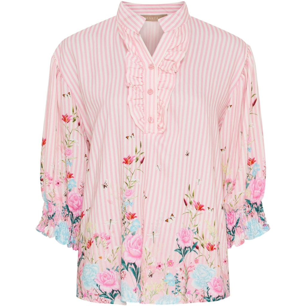 MARTA DU CHATEAU Marta du chateau dam blus MdcCharlie 6892 Shirt Rosa4837