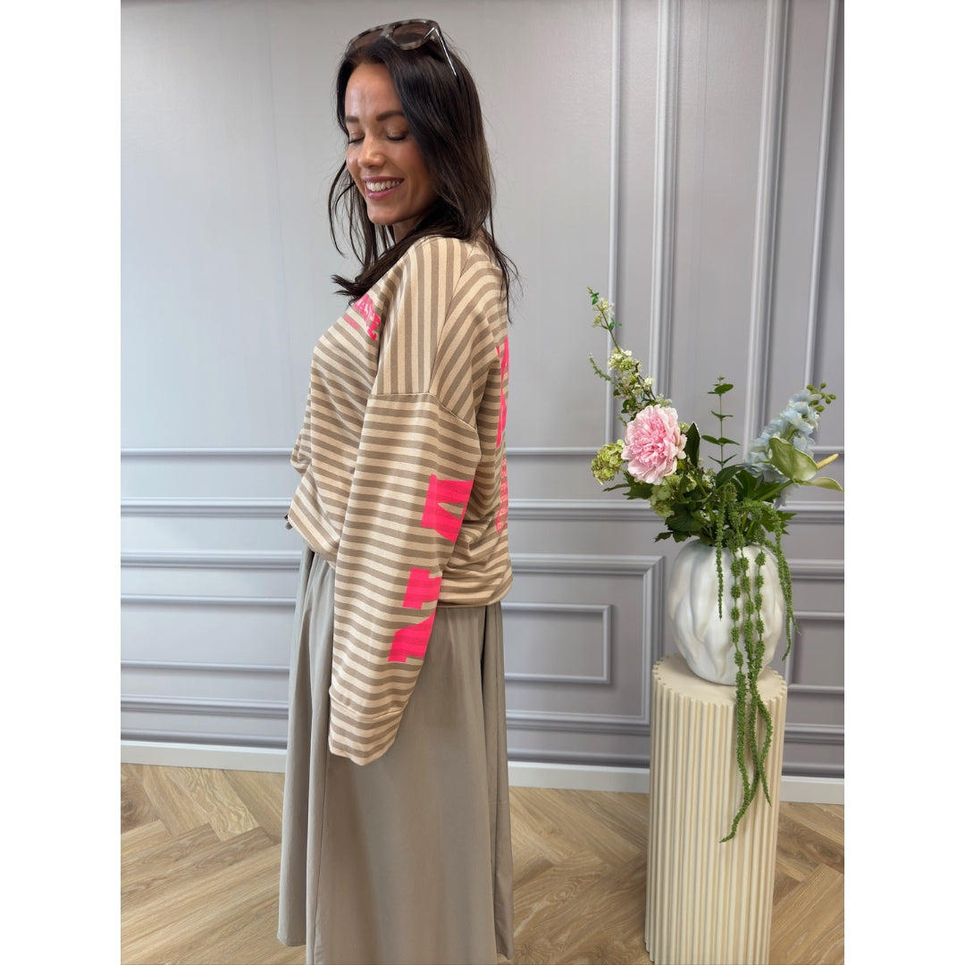 MARTA DU CHATEAU Marta du chateau dam blus MdcIsabeau 70843 Blouse Beige