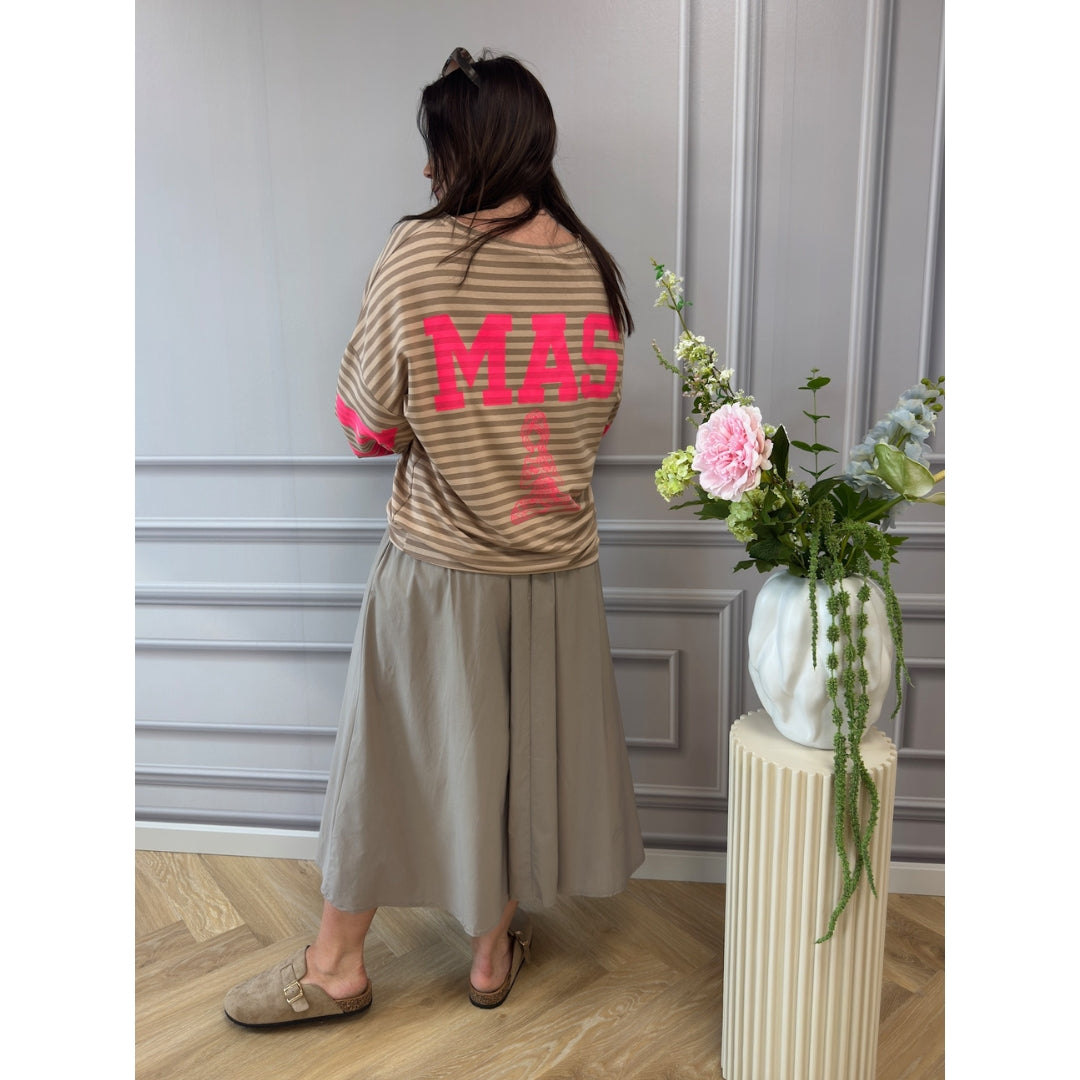 MARTA DU CHATEAU Marta du chateau dam blus MdcIsabeau 70843 Blouse Beige