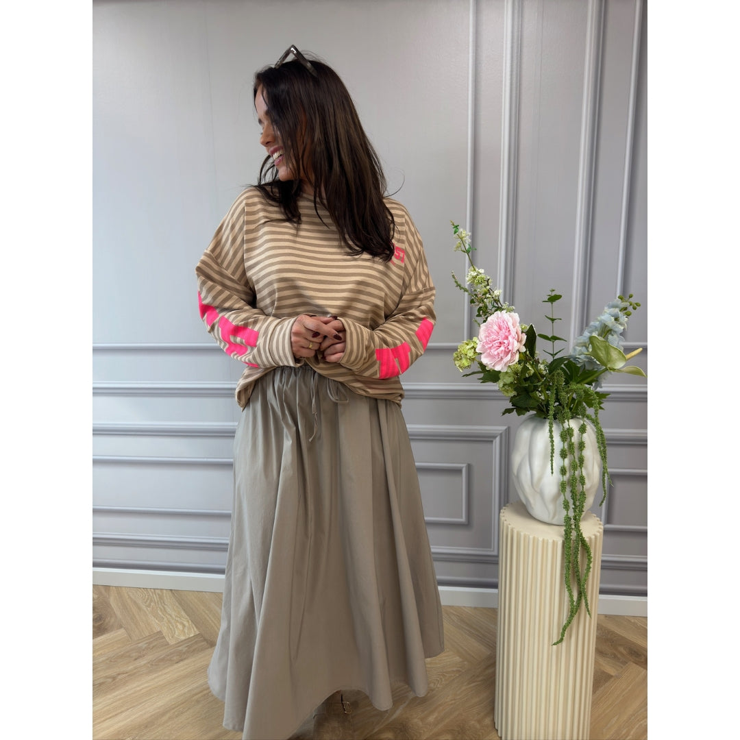 MARTA DU CHATEAU Marta du chateau dam blus MdcIsabeau 70843 Blouse Beige