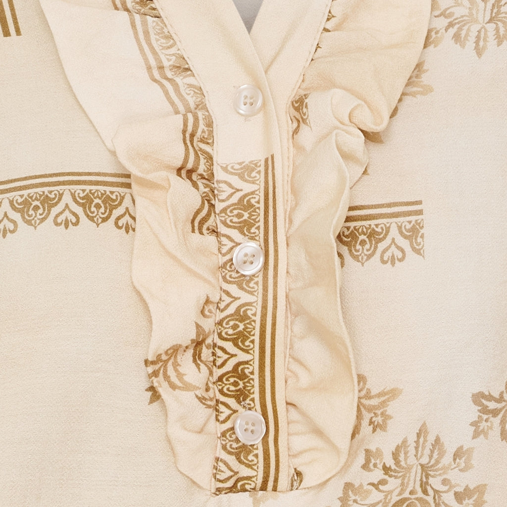 MARTA DU CHATEAU Marta du chateau dam blus MdcJoceline 5891 Shirt Beige462