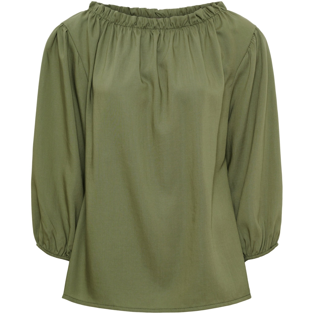 MARTA DU CHATEAU Marta du chateau dam blus MdcJuniper Blouse Military