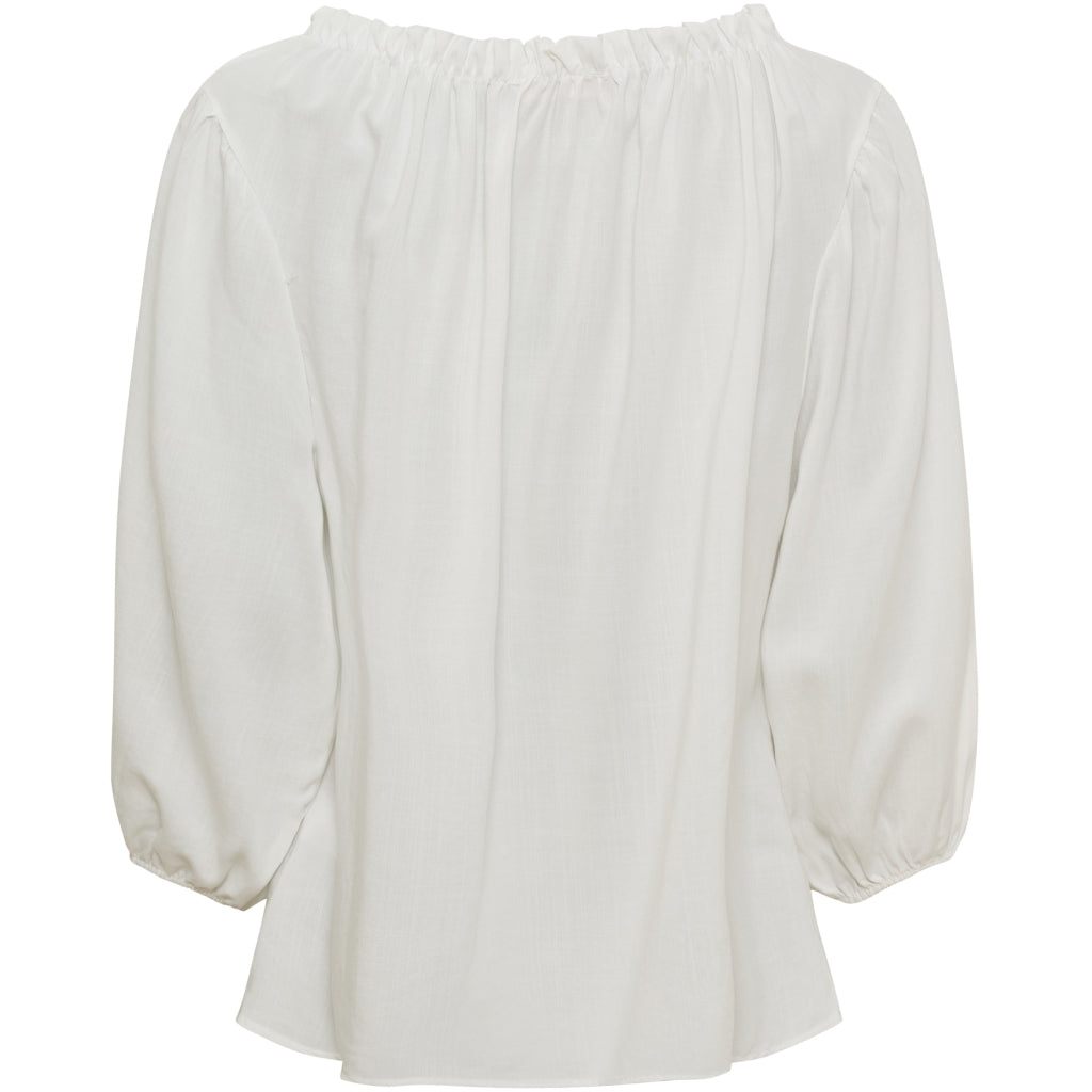 MARTA DU CHATEAU Marta du chateau dam blus MdcJuniper Blouse Offwhite
