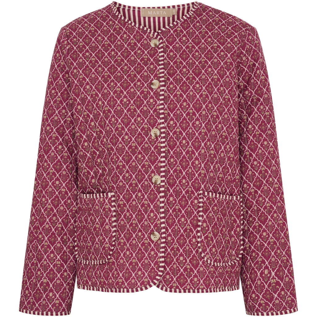 MARTA DU CHATEAU Marta du chateau dam jacka MdcAvril 86567 Jacket Bordeaux
