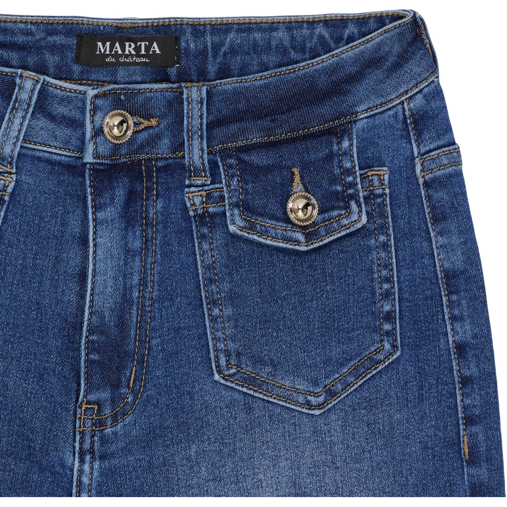 MARTA DU CHATEAU Marta du chateau dam jeans MdcIrene MDC199-8237 Jeans Blue Denim