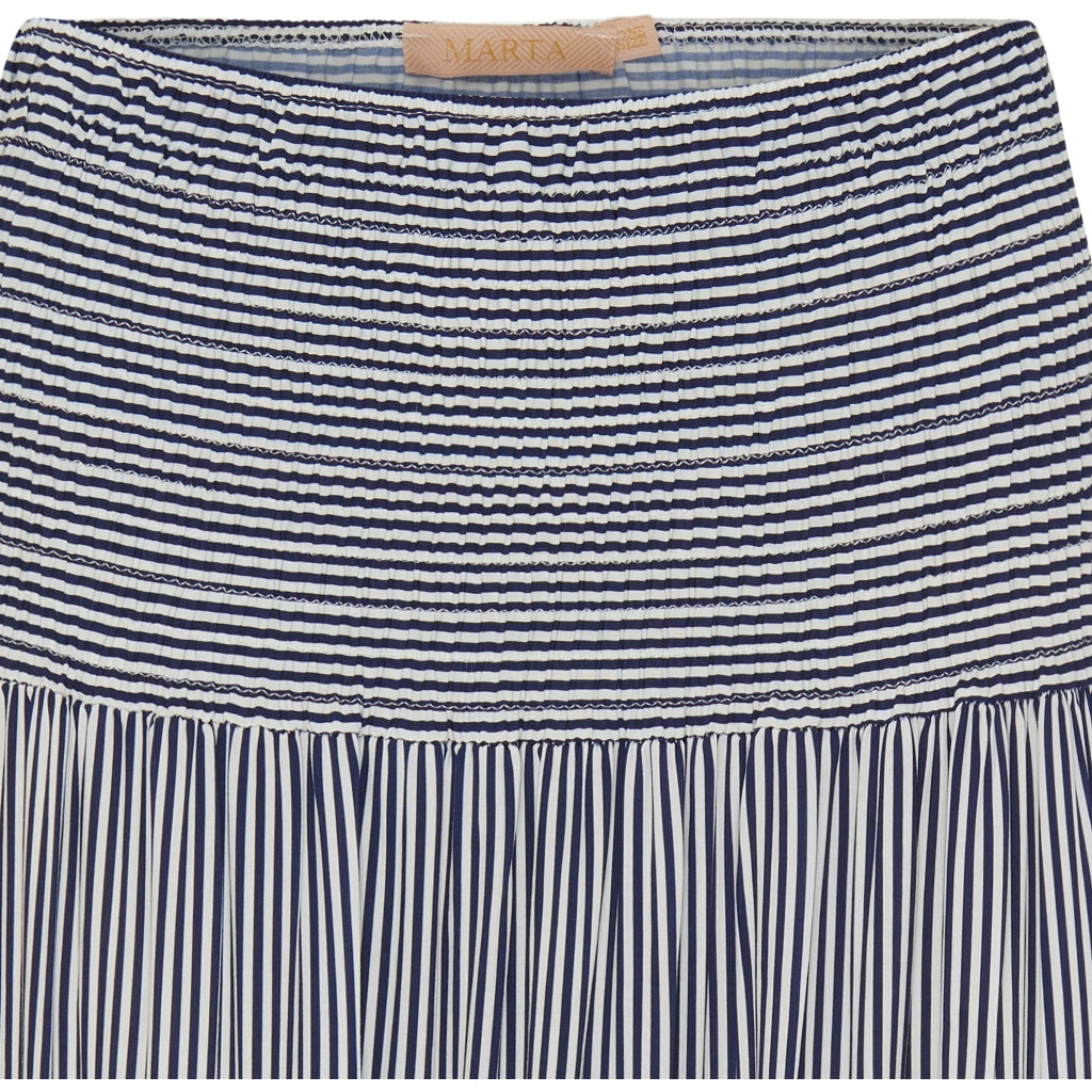 MARTA DU CHATEAU Marta du chateau dam kjol 5201 Skirt 1487BluescuroStripe